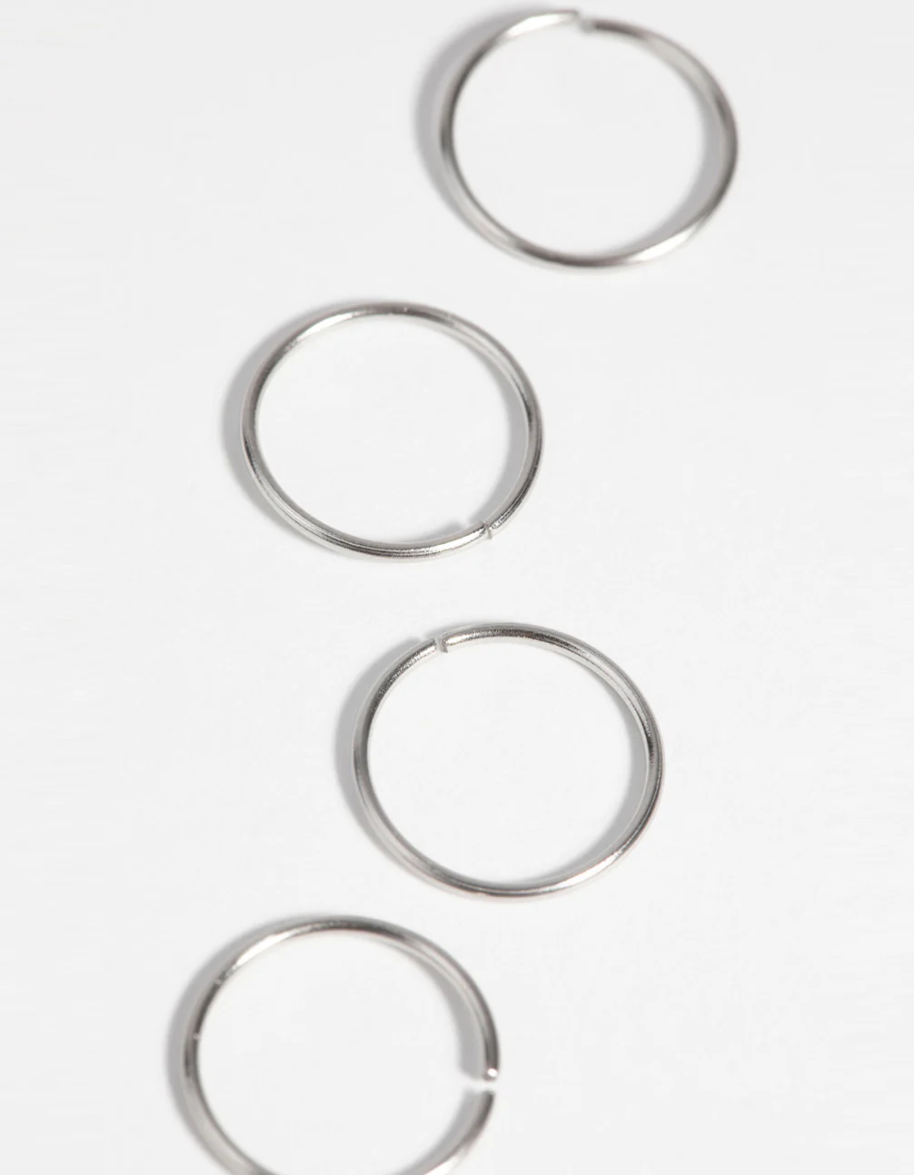 Surgical Steel Nose Ring 4-Pack - Image 2