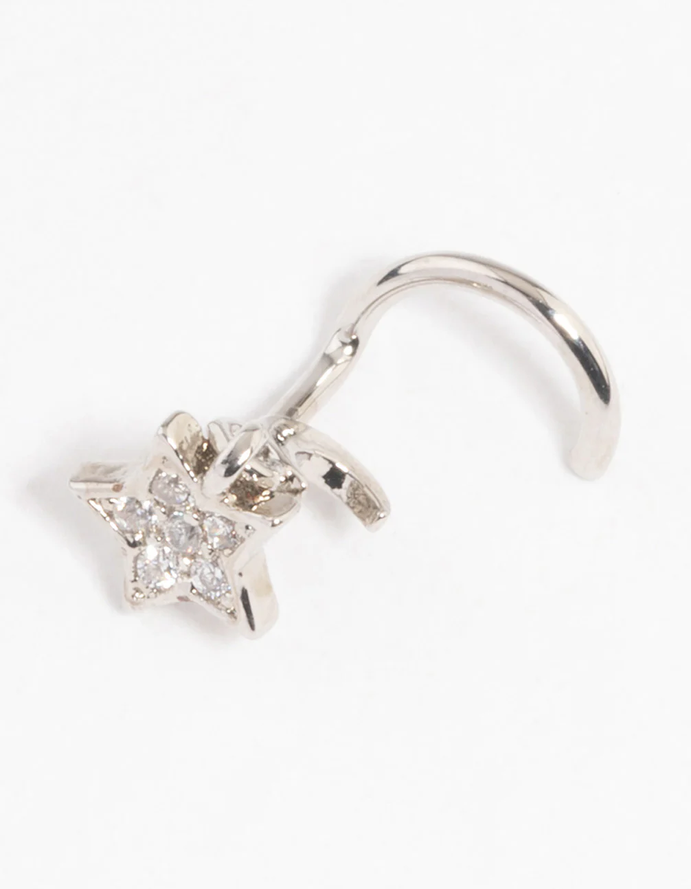 Surgical Steel Star Nose Stud - Image 2
