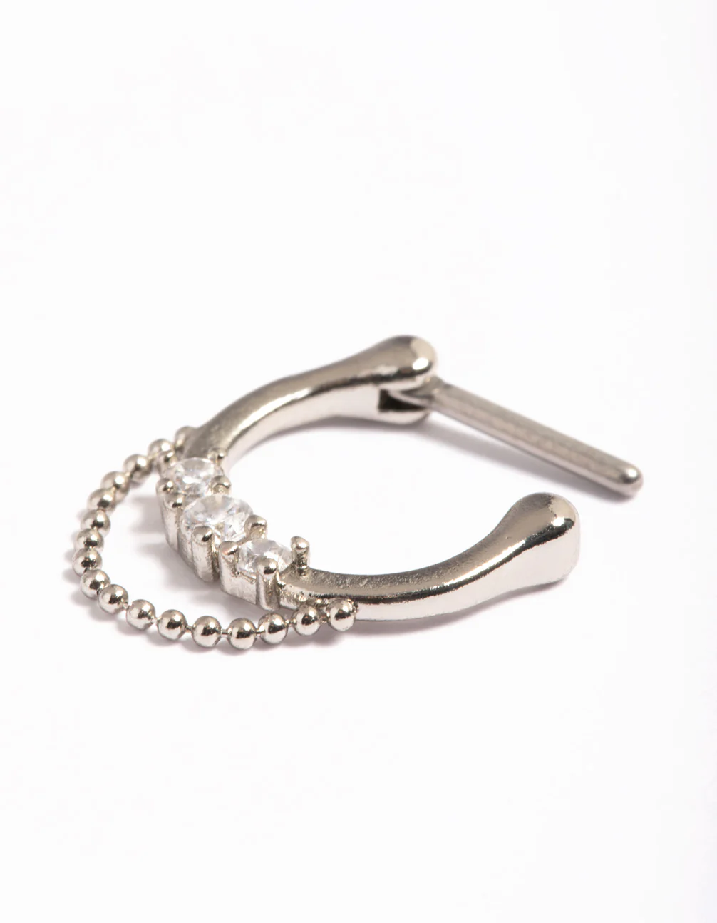 Surgical Steel Statement Chain Septum - Image 2