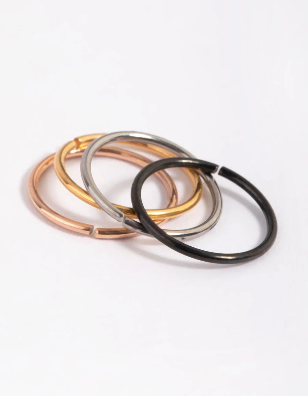 Titanium Basic Nose Ring 4-Pack - Image 2