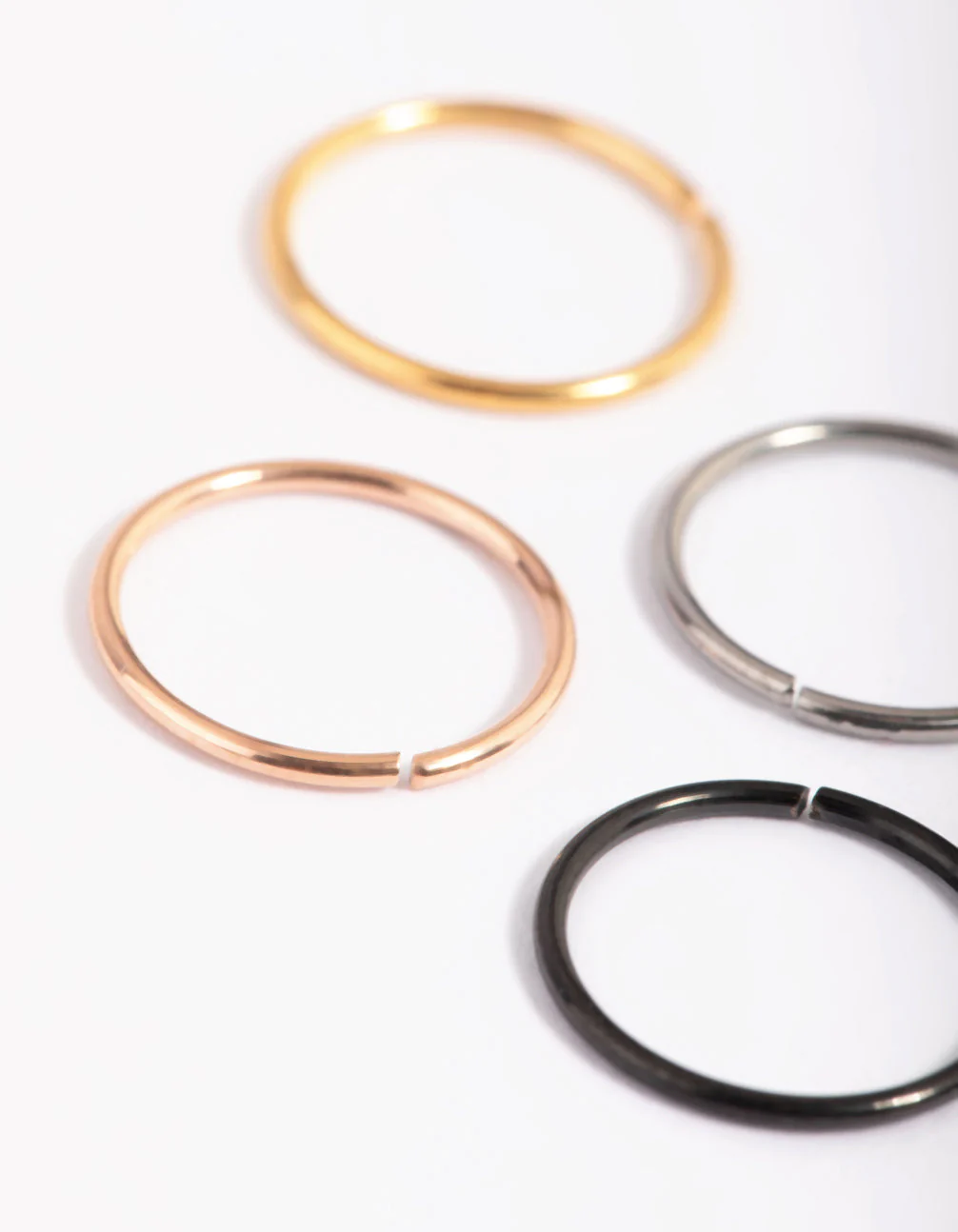Titanium Basic Nose Ring 4-Pack - Image 3