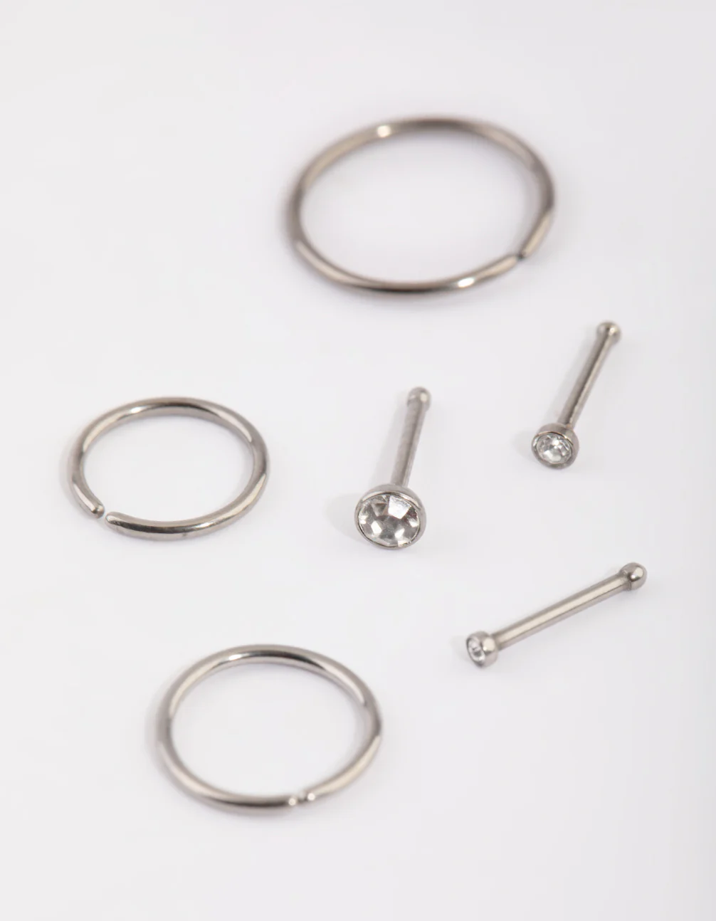 Titanium Nose Stud & Ring 6-Pack - Image 2