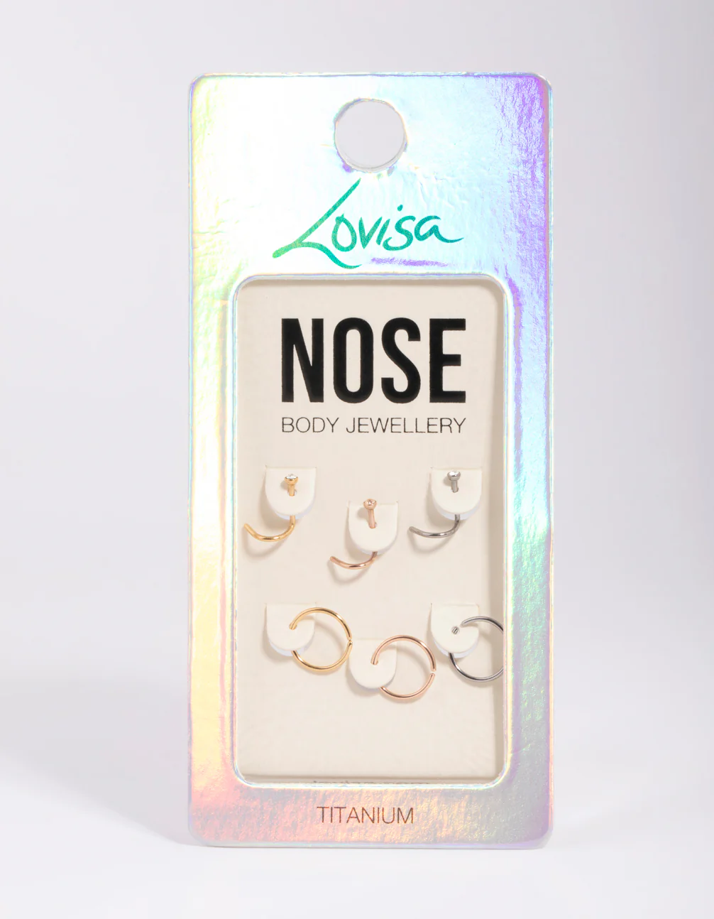 Titanium Nose Stud 6-Pack - Image 2