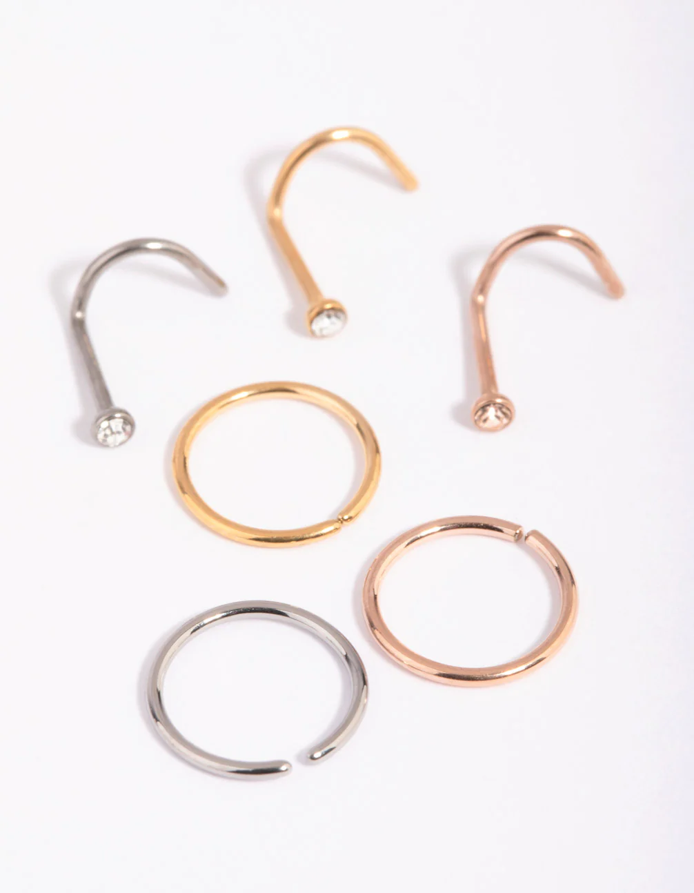 Titanium Nose Stud 6-Pack - Image 3