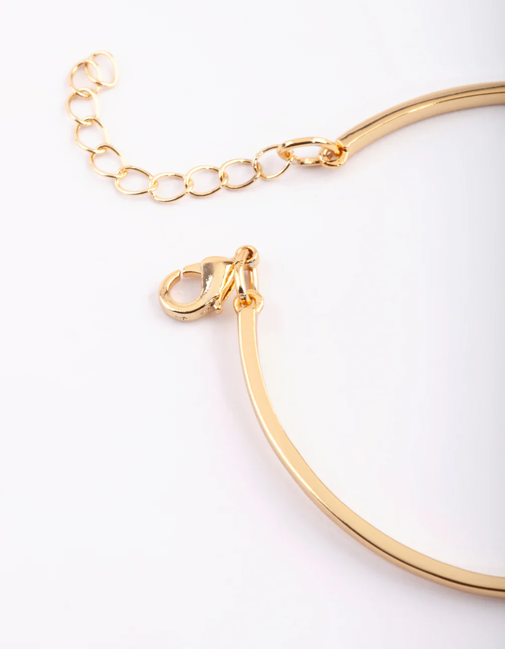 Gold Plated Baguette Bangle with Cubic Zirconia - Image 4