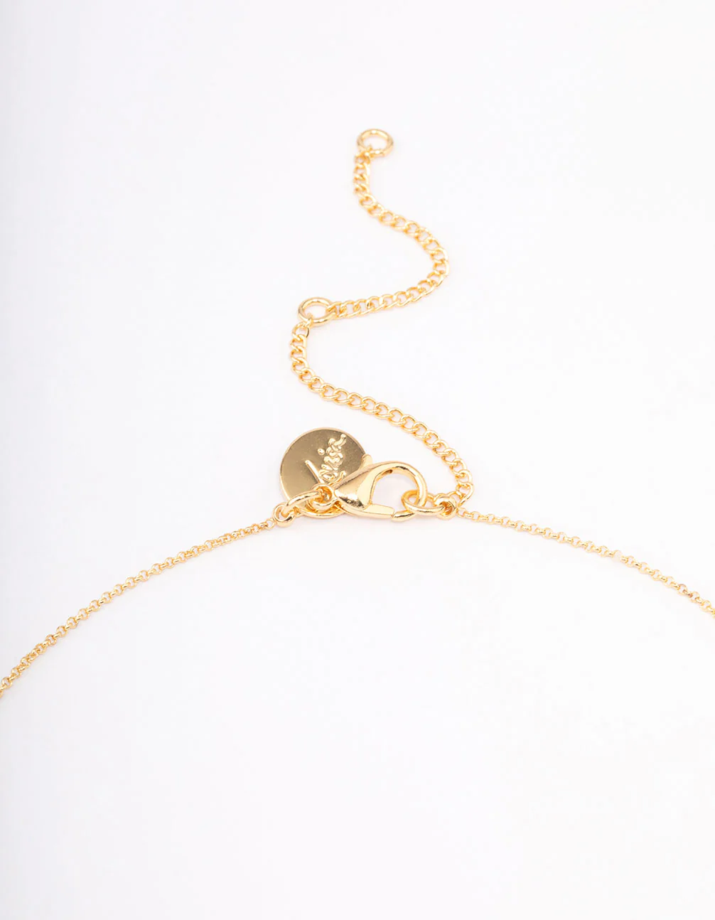 Gold Plated Cubic Zirconia Lariat Y-Shaped Necklace - Image 3