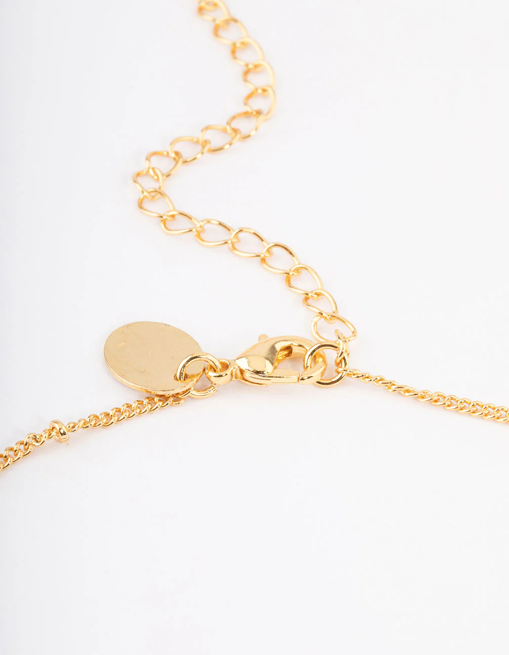 Gold Plated Detail Butterfly Necklace - Image 3