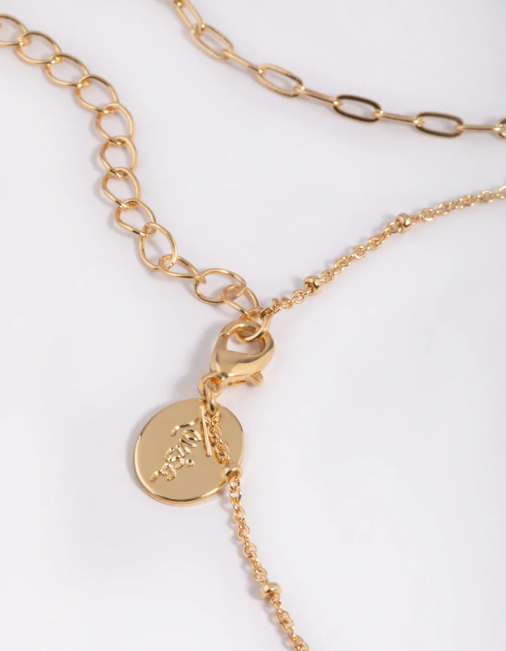 Gold Plated Fine Chain Anklet Set - Image 3
