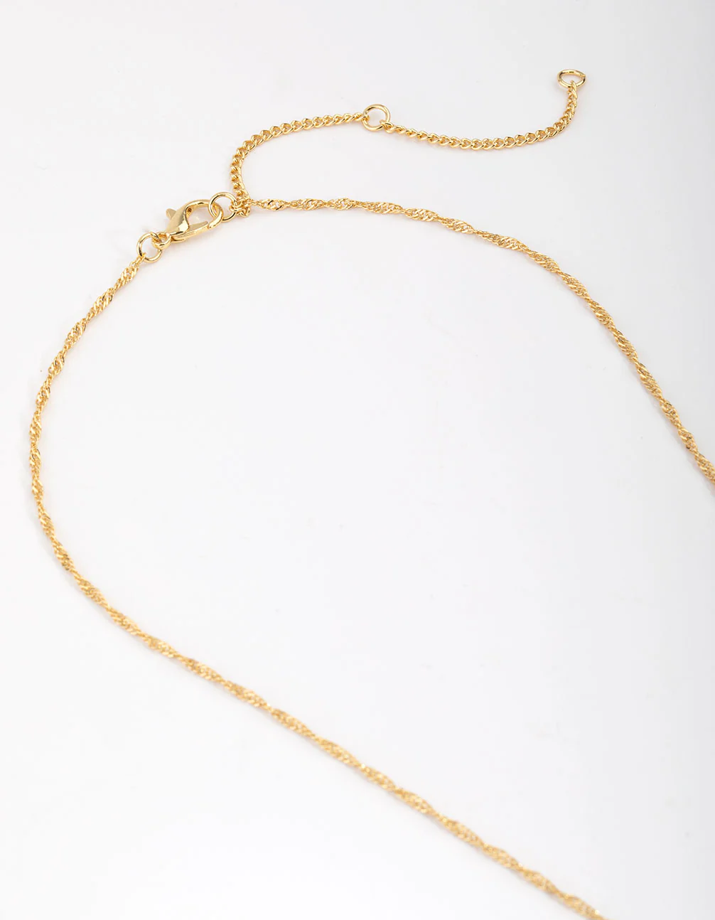 Gold Diamante Heart Necklace - Image 3