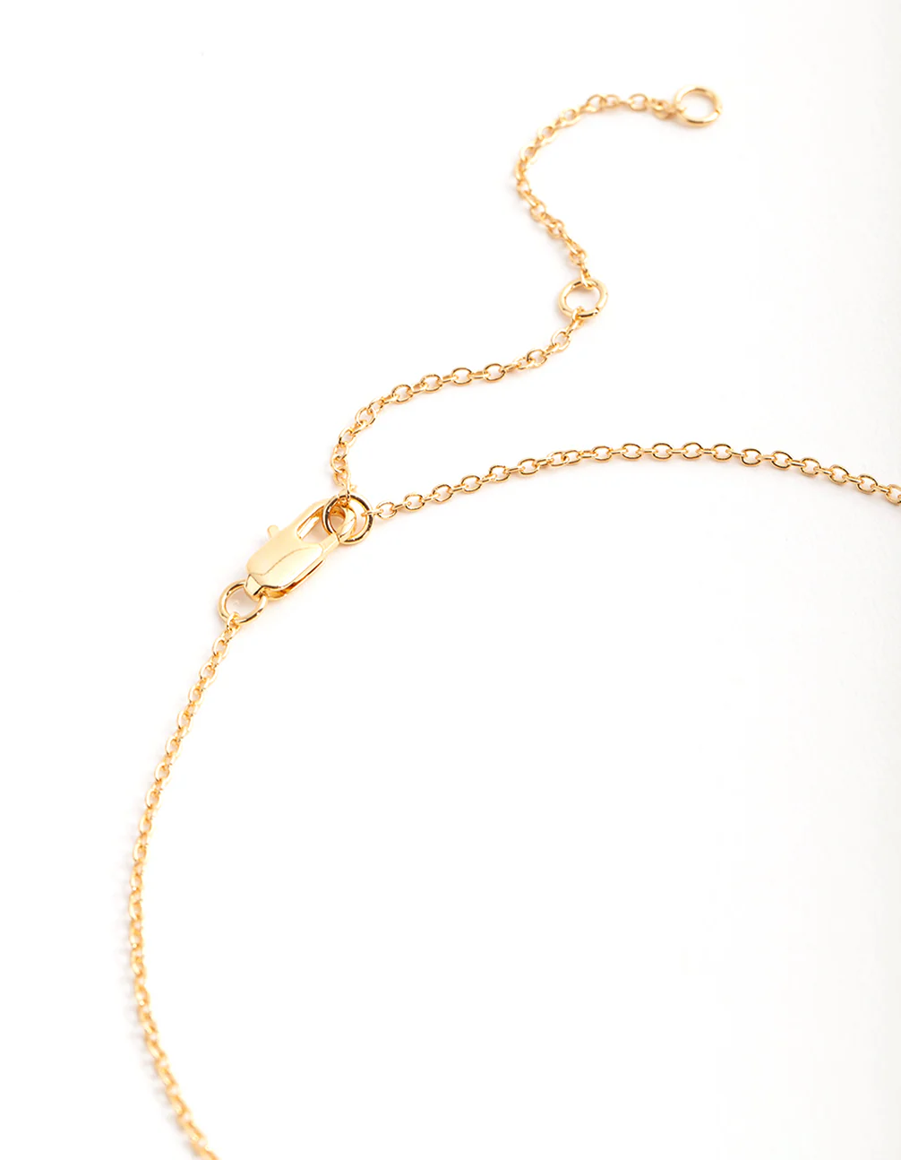 Gold Plated Semi Precious Shard Necklace - Image 3