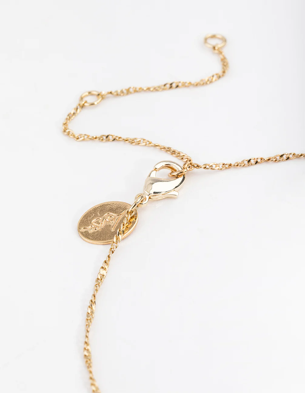 Gold Plated Single Freshwater Pearl Necklace - Image 3