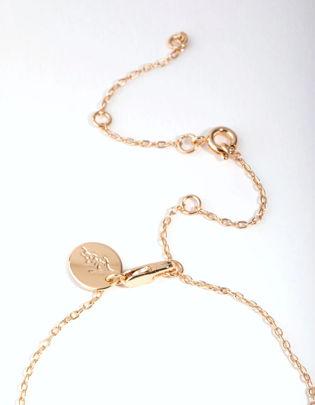 Gold Plated Starburst Disc Bracelet - Image 3