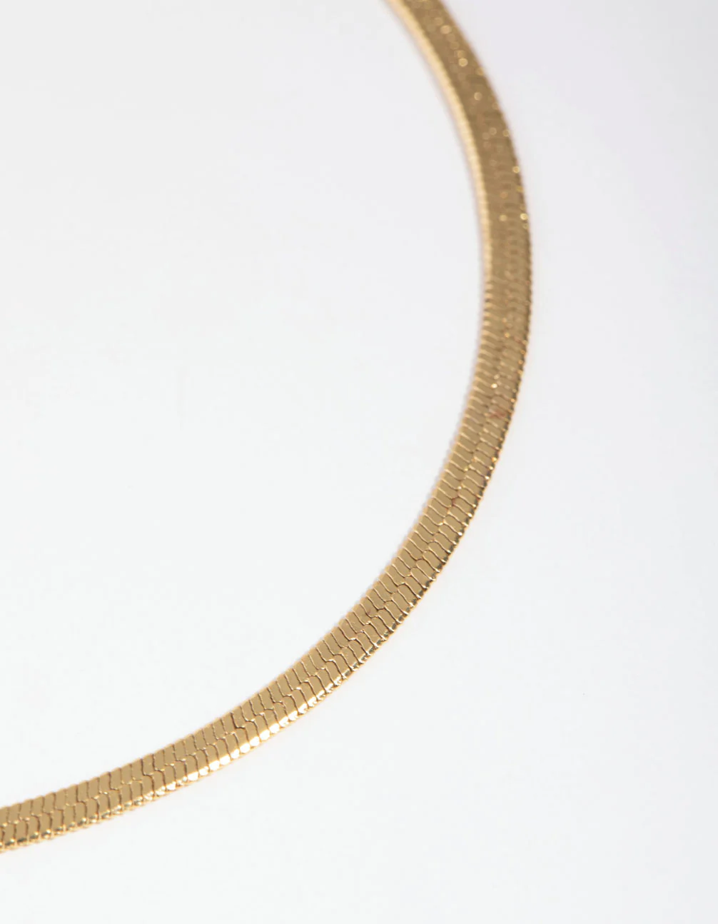 Gold Plated Thin Snake Chain Bracelet - Image 3