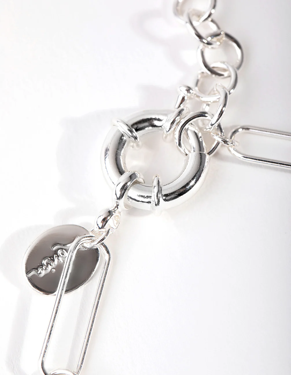 Silver Plated Rectangle Freshwater Pearl Bracelet - Image 3