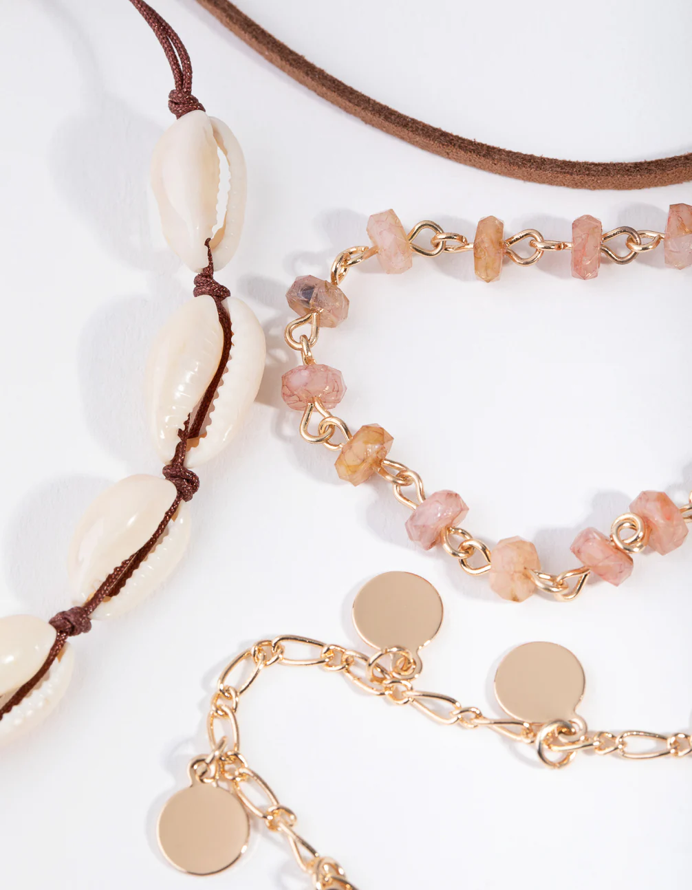 Gold Coin & Shell Choker 4-Pack - Image 3