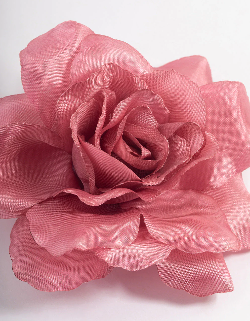 Fabric Pink Stone Flower Corsage - Image 3
