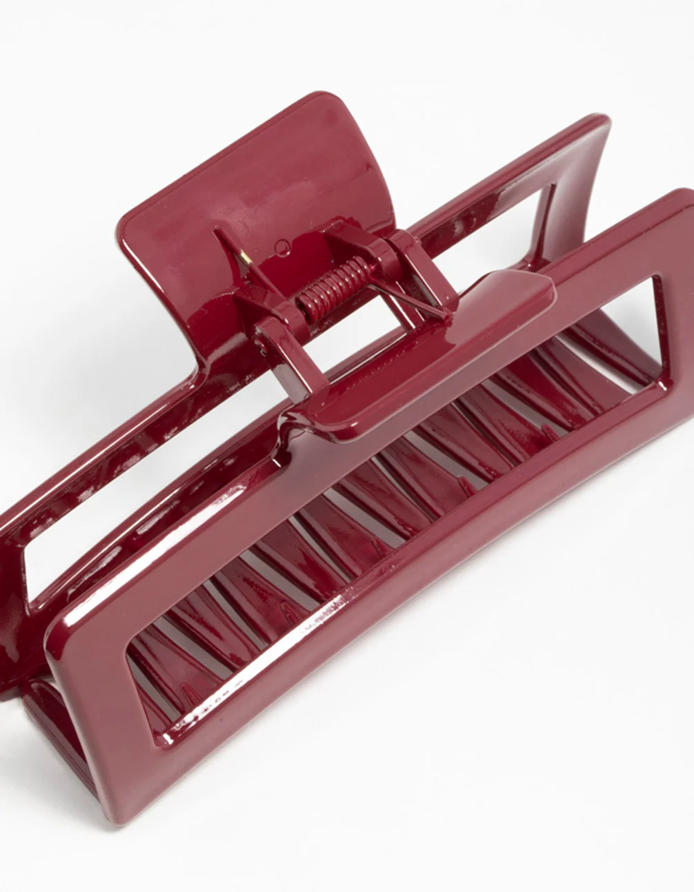 Burgundy Shiny Claw Clip - Image 3