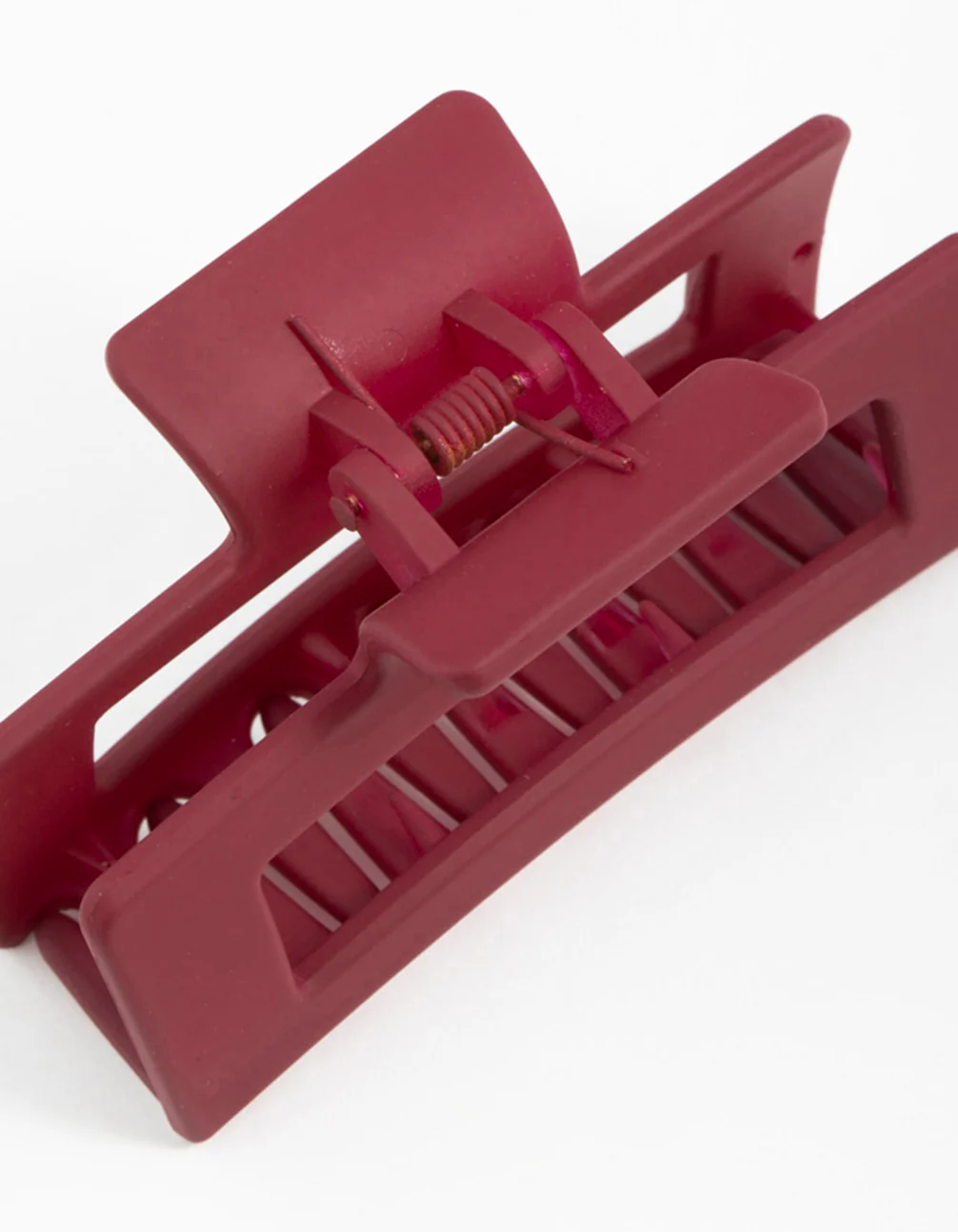 Burgundy Small Claw Clip - Image 3