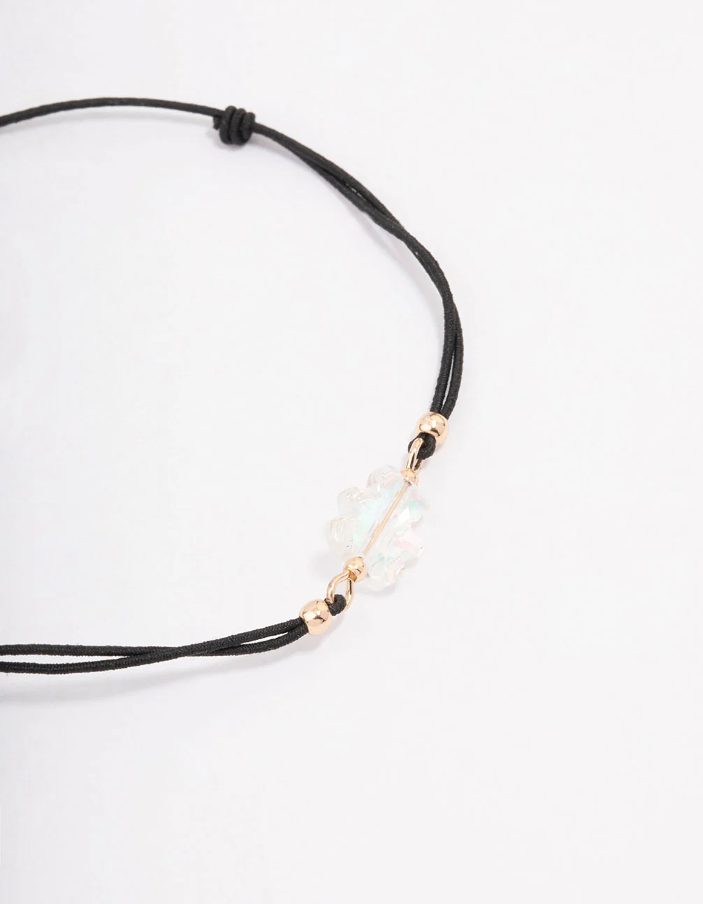 Black Gummy Bear Pendant Toggle Bracelet - Image 2