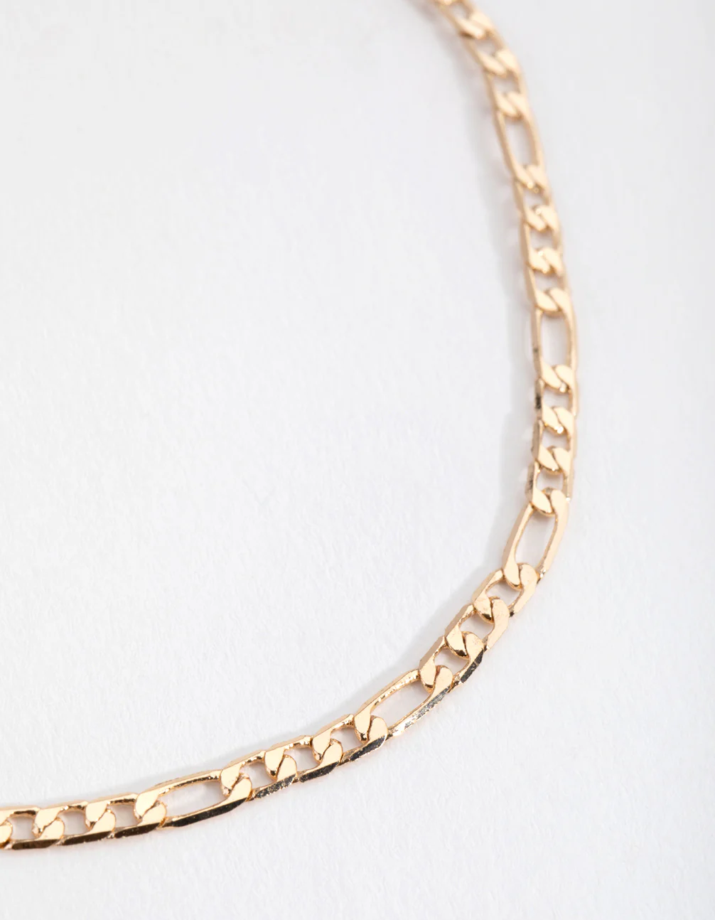 Gold 2mm Figaro Anklet - Image 2