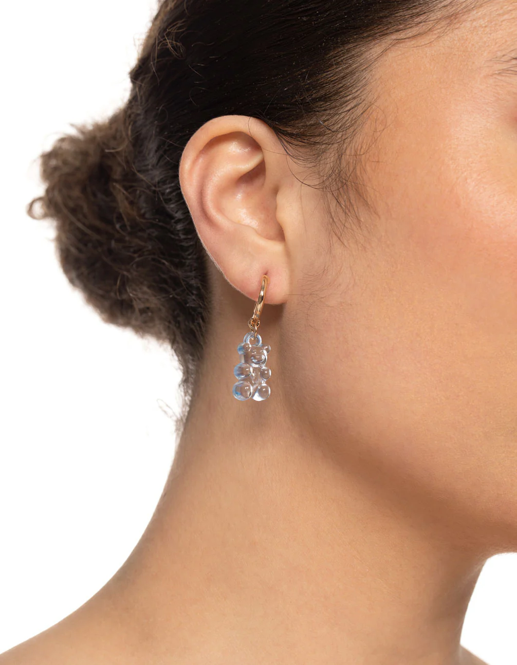Blue Lolly Bear Earrings - Image 2