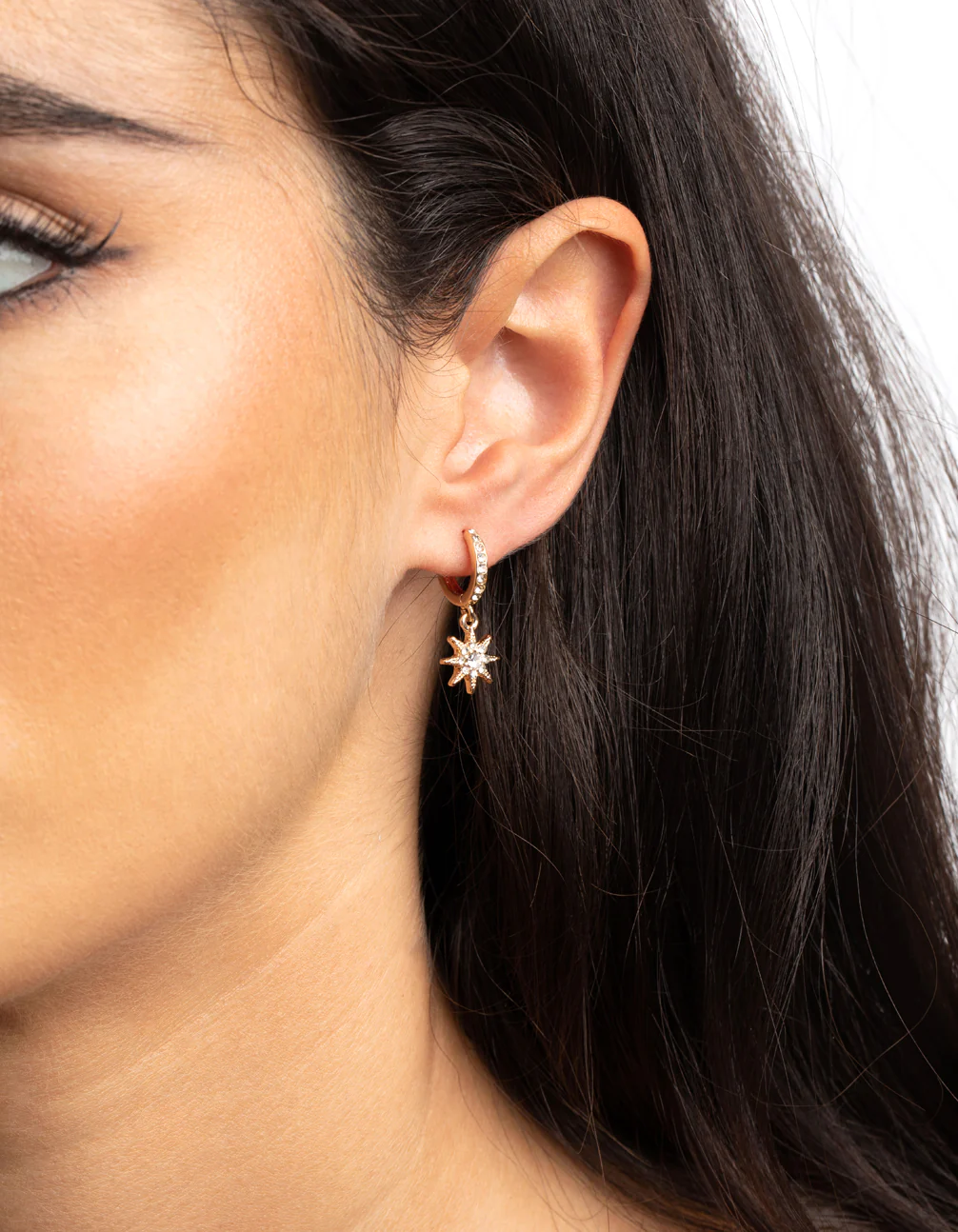 Gold Celestial Huggie Hoop Earring Pack - Image 2