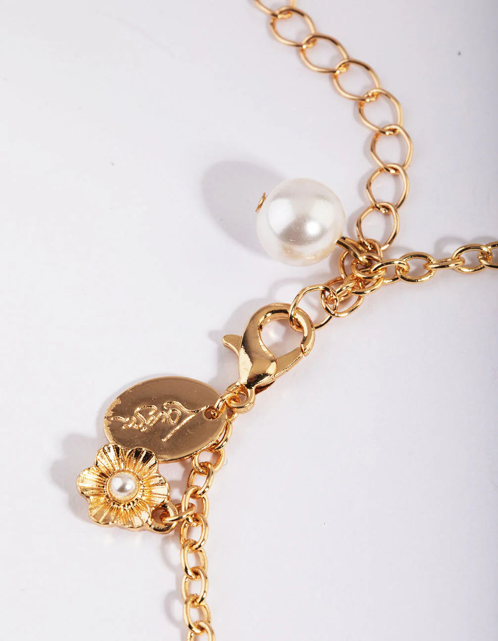 Gold Charm & Chain Anklet Set - Image 3