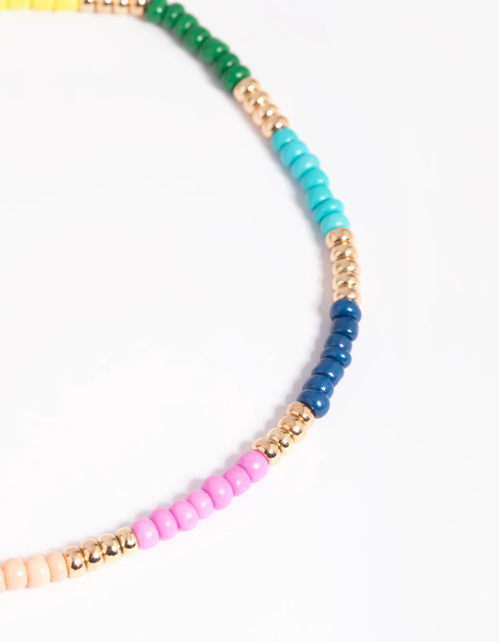 Gold Beaded Anklet - Image 2