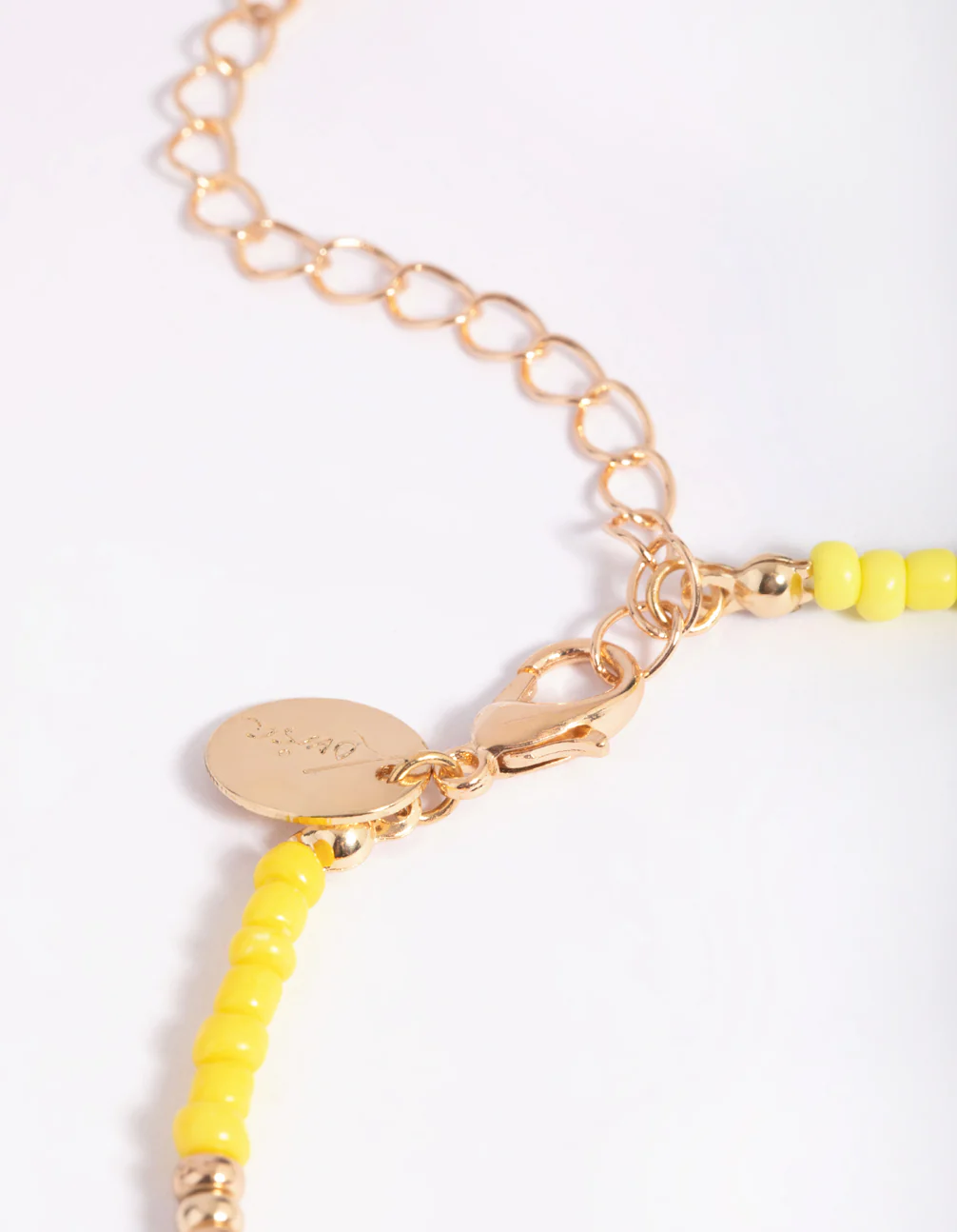 Gold Beaded Anklet - Image 3