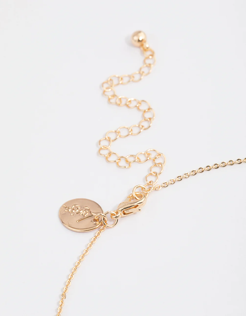 Gold Diamante Mini Star Necklace - Image 3