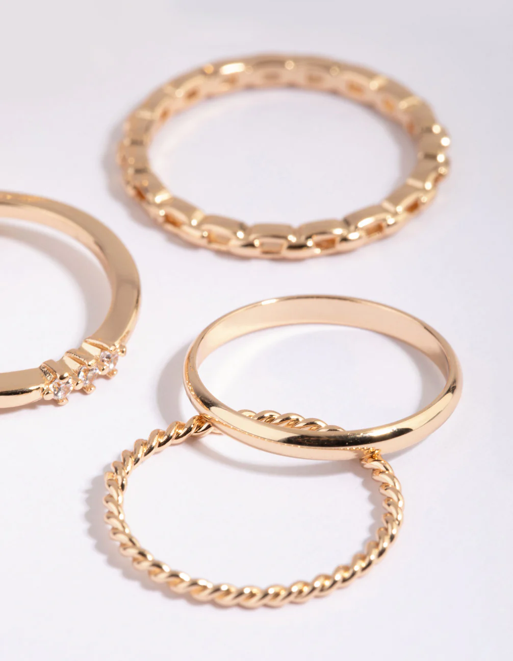 Gold Diamante RIng 6-Pack - Image 2