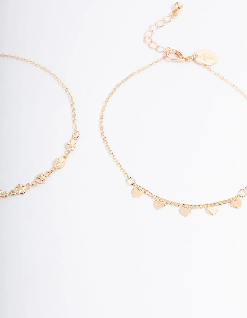 Gold Heart, Pearl & Star Anklet Pack - Image 3