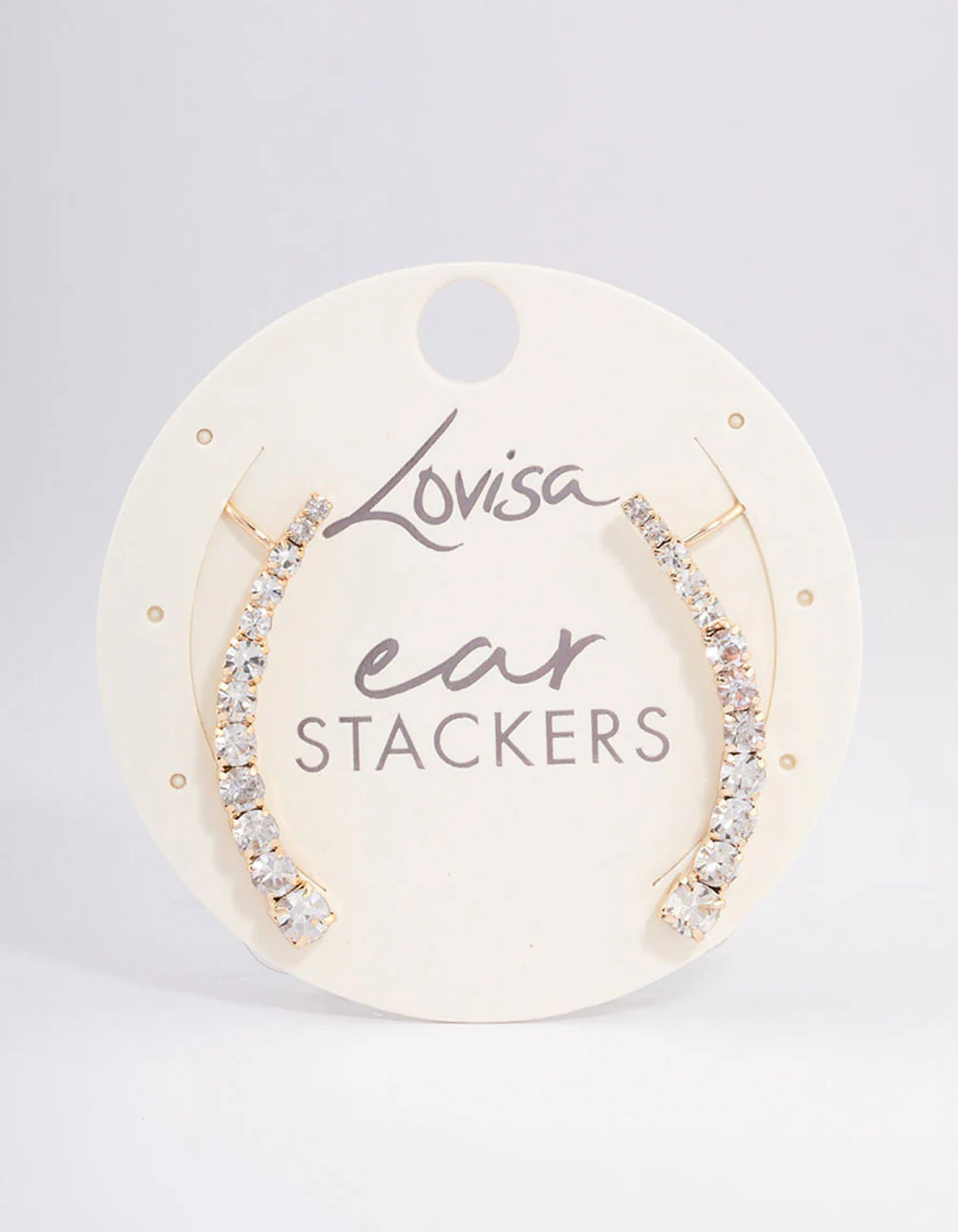 Gold Diamante Crawler Ear Cuff - Image 3