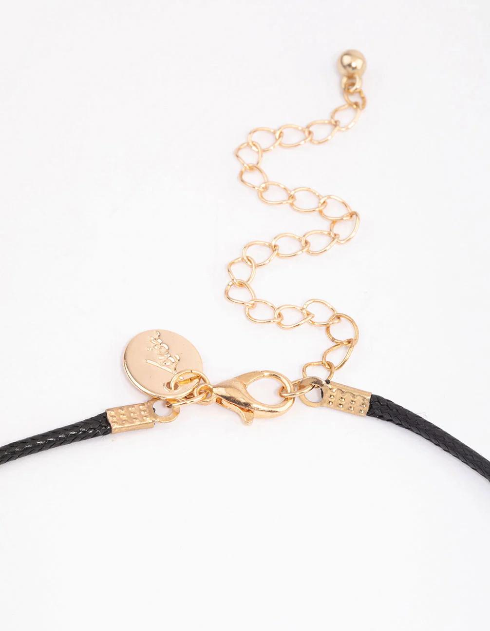 Gold Large Puffy Heart Pendant Necklace - Image 3