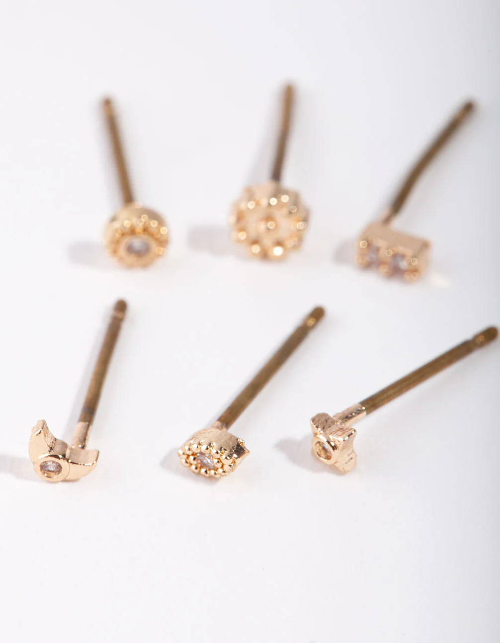 Gold Micro Celestial Earrings - Image 2