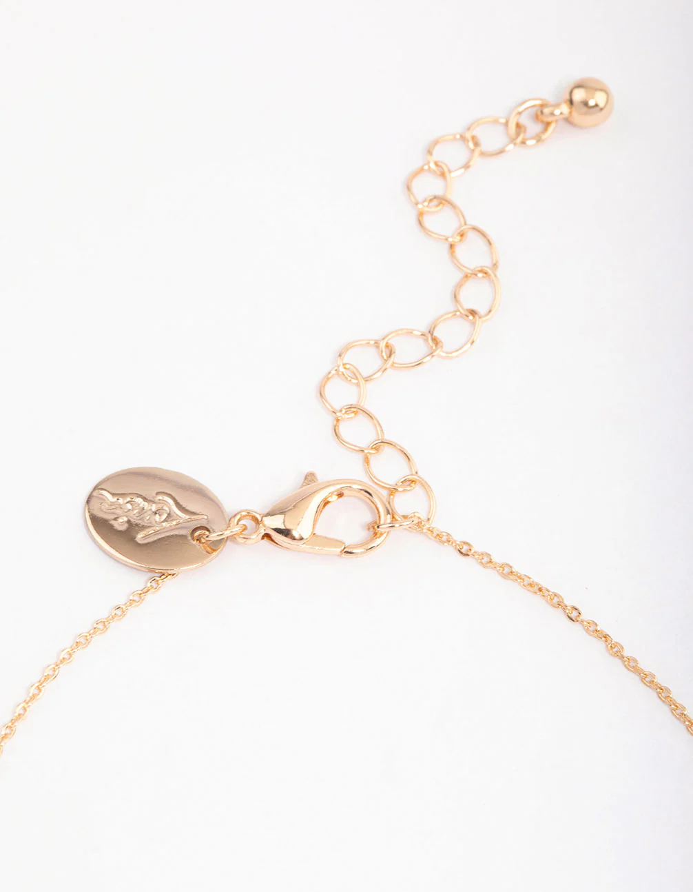 Gold Mini Heart Pendant Bracelet - Image 3