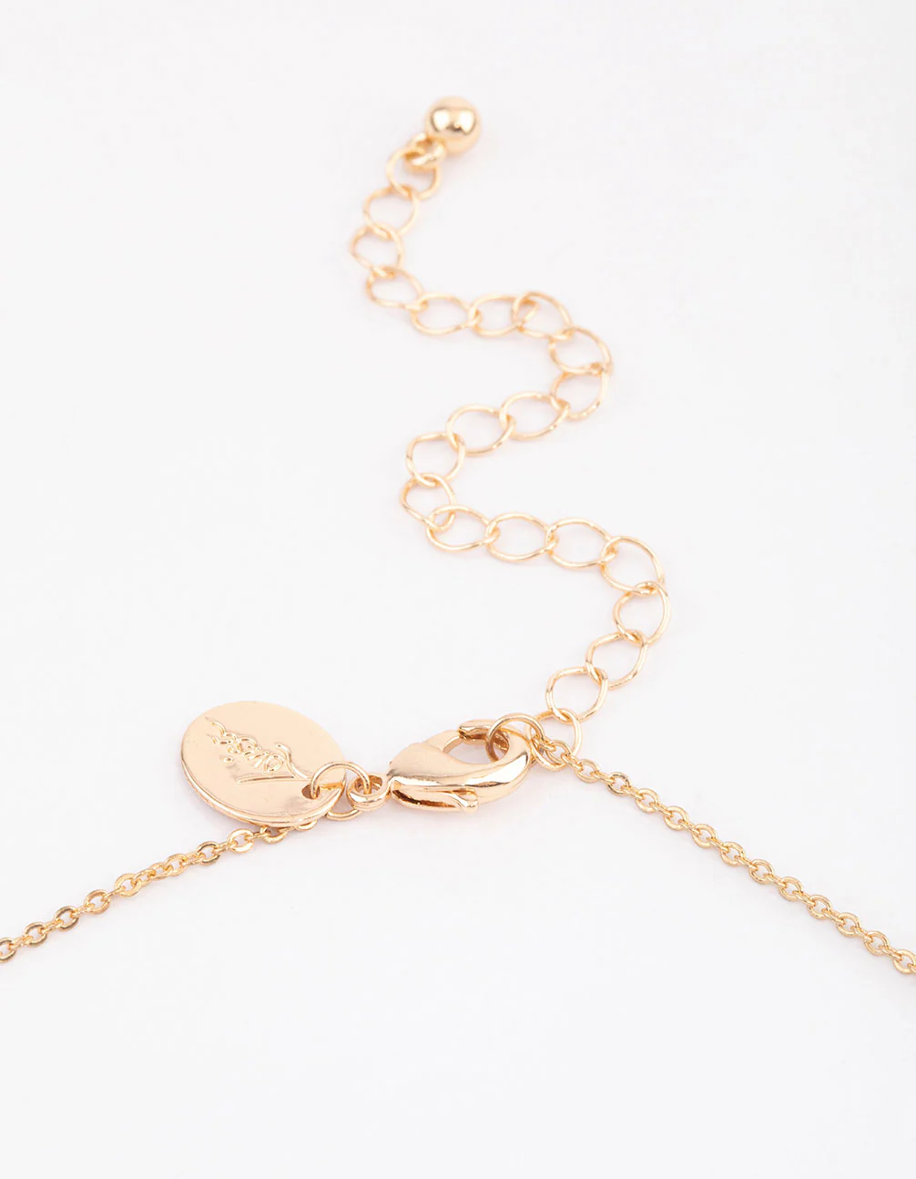 Gold Mini Mushroom Pendant Necklace - Image 3