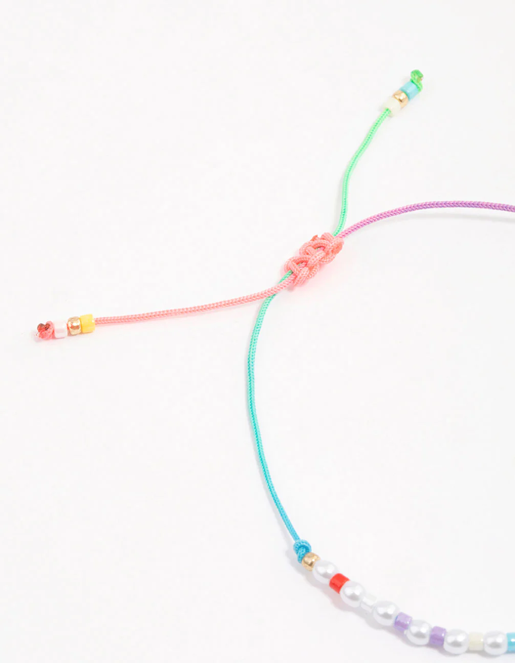 Gold Multi Sandblast Pattern Toggle Bracelet - Image 3