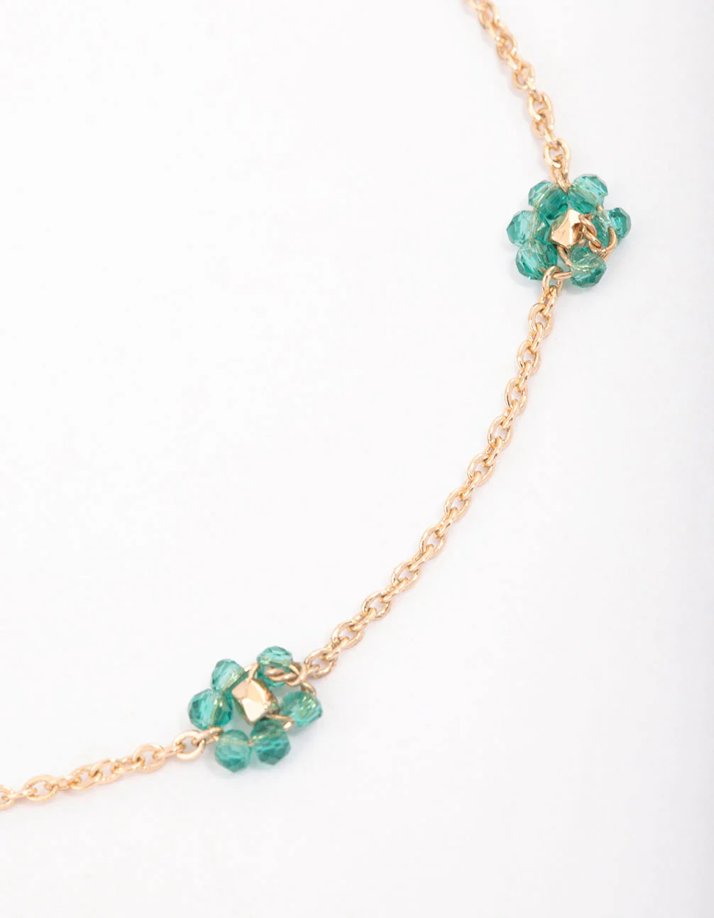 Gold Multi Dainty Flower Bracelet - Image 2