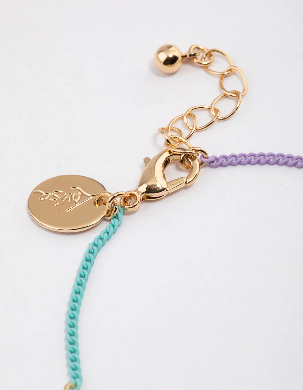 Gold Mixed Chain Daisy Bracelet - Image 3