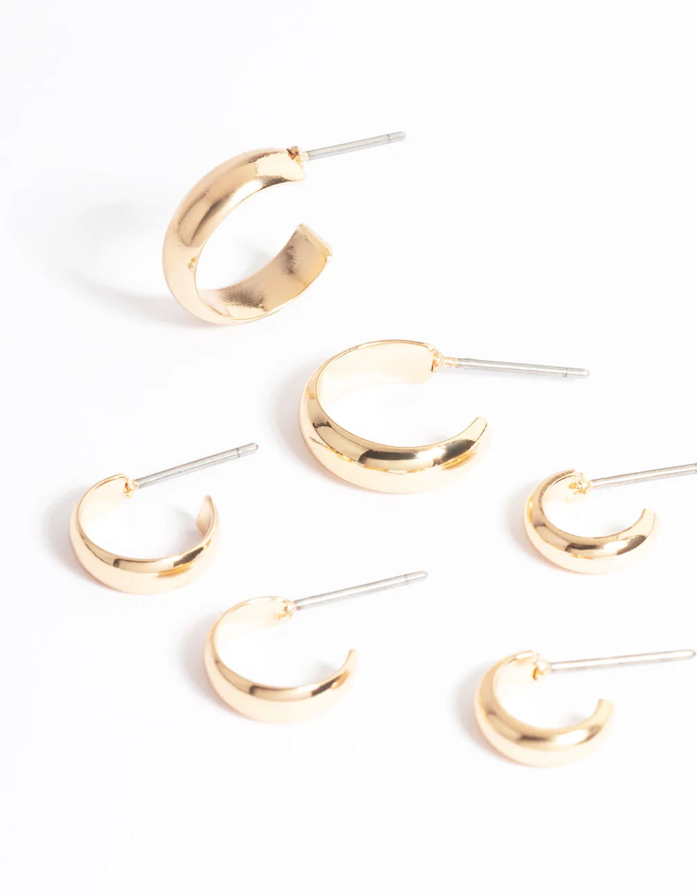 Gold Small Huggie & Hoop Pack - Image 2
