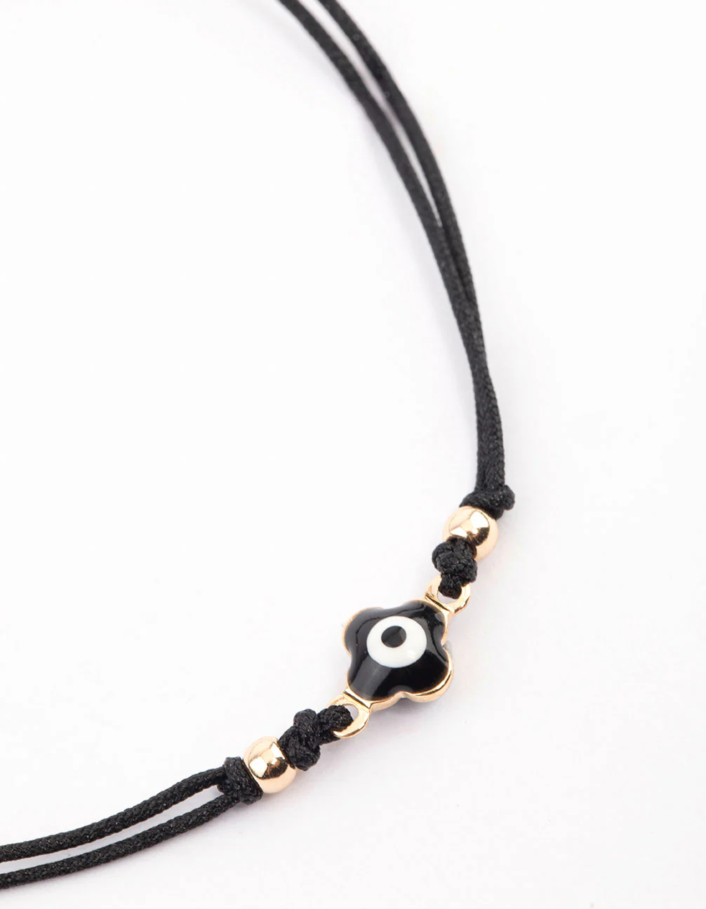 Gold Simple Evil Eye Toggle Bracelet - Image 2