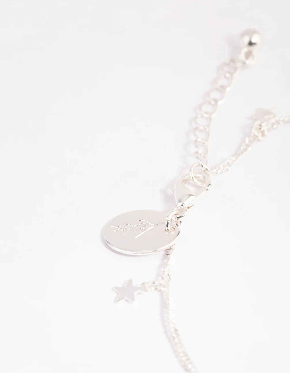 Silver Celestial Charm Anklet - Image 3