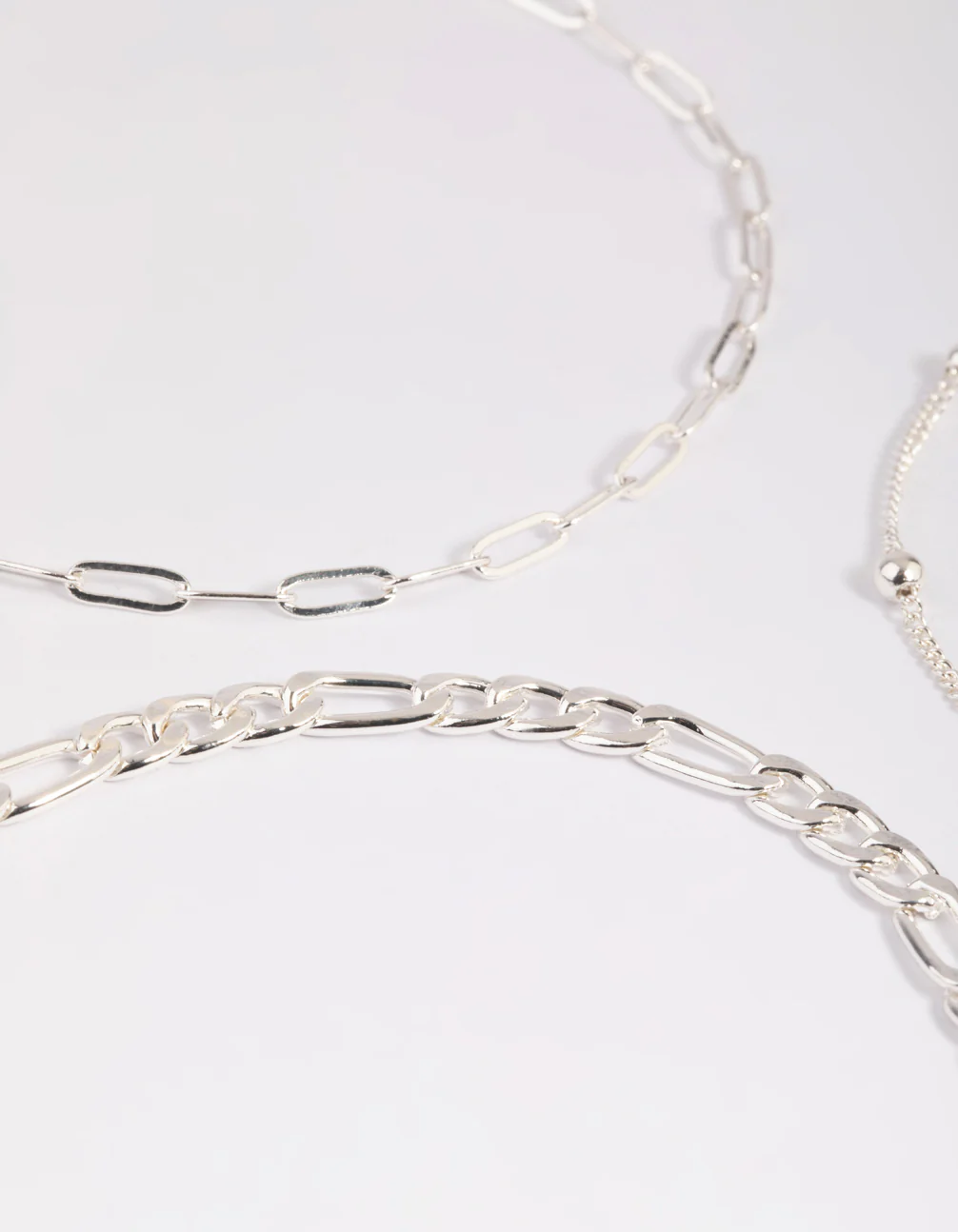 Silver Chain Anklets - Image 2