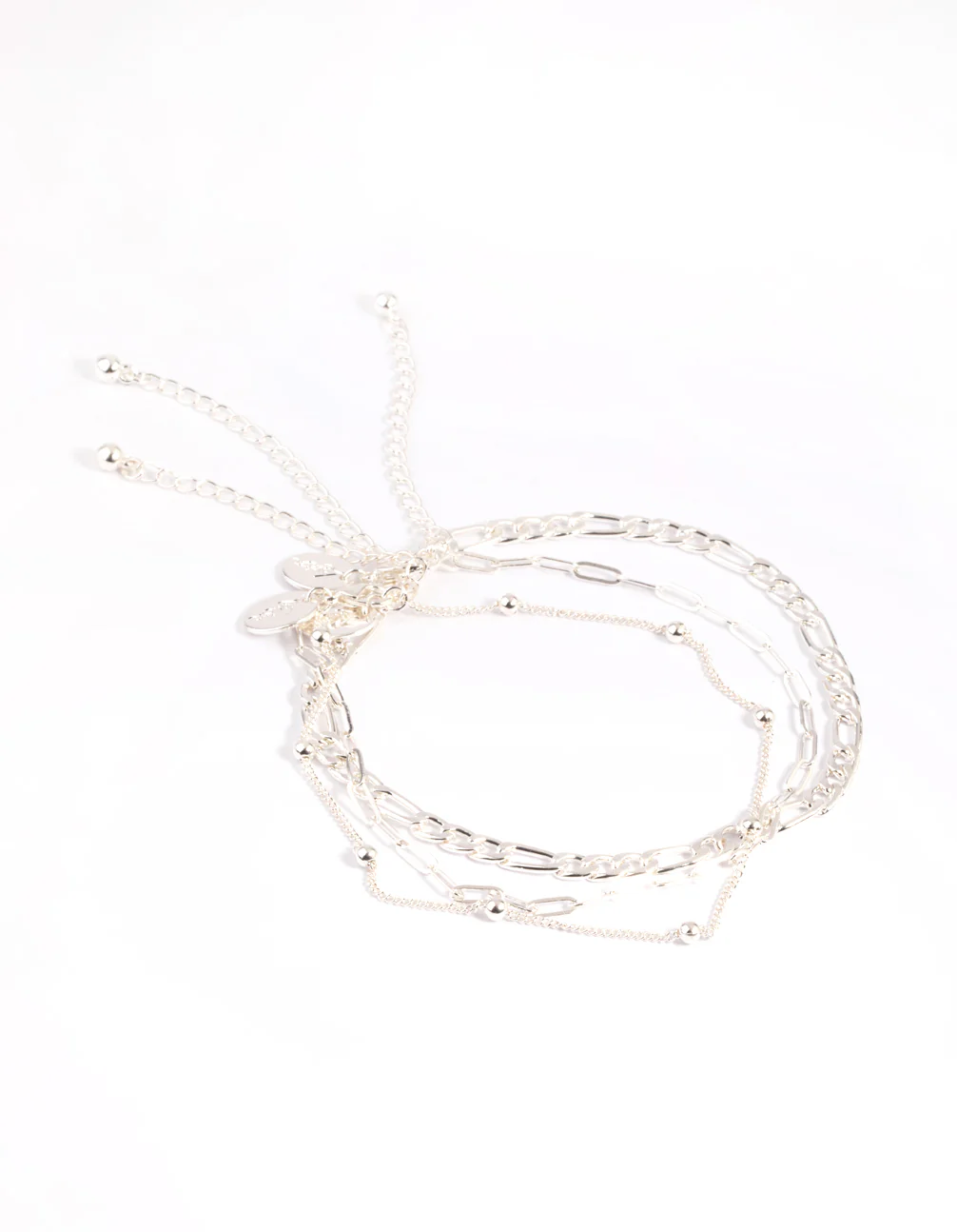 Silver Chain Anklets - Image 4