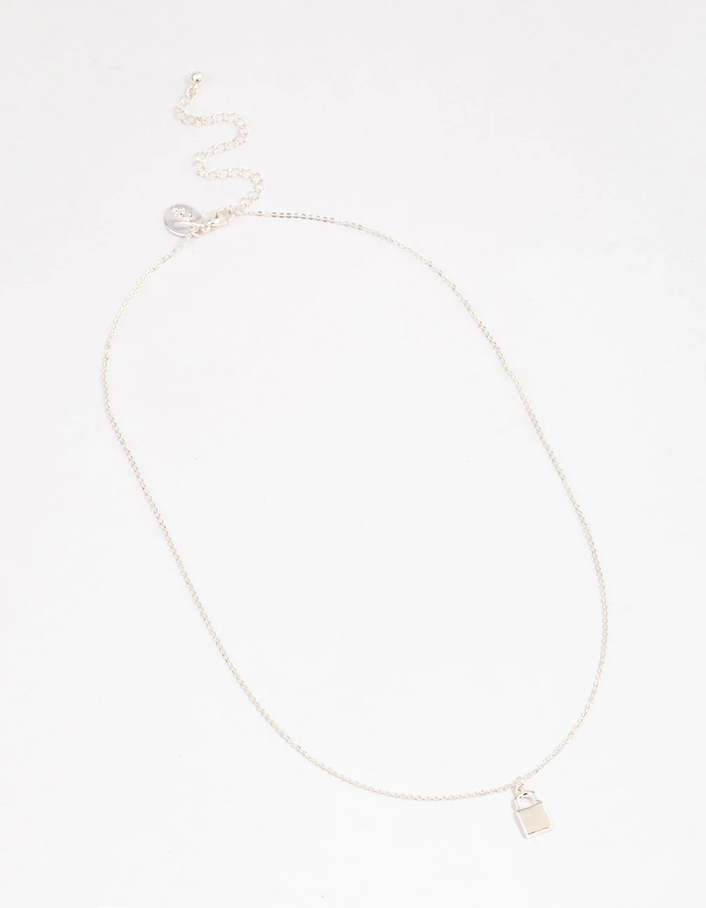 Silver Locket Pendant Necklace - Image 2