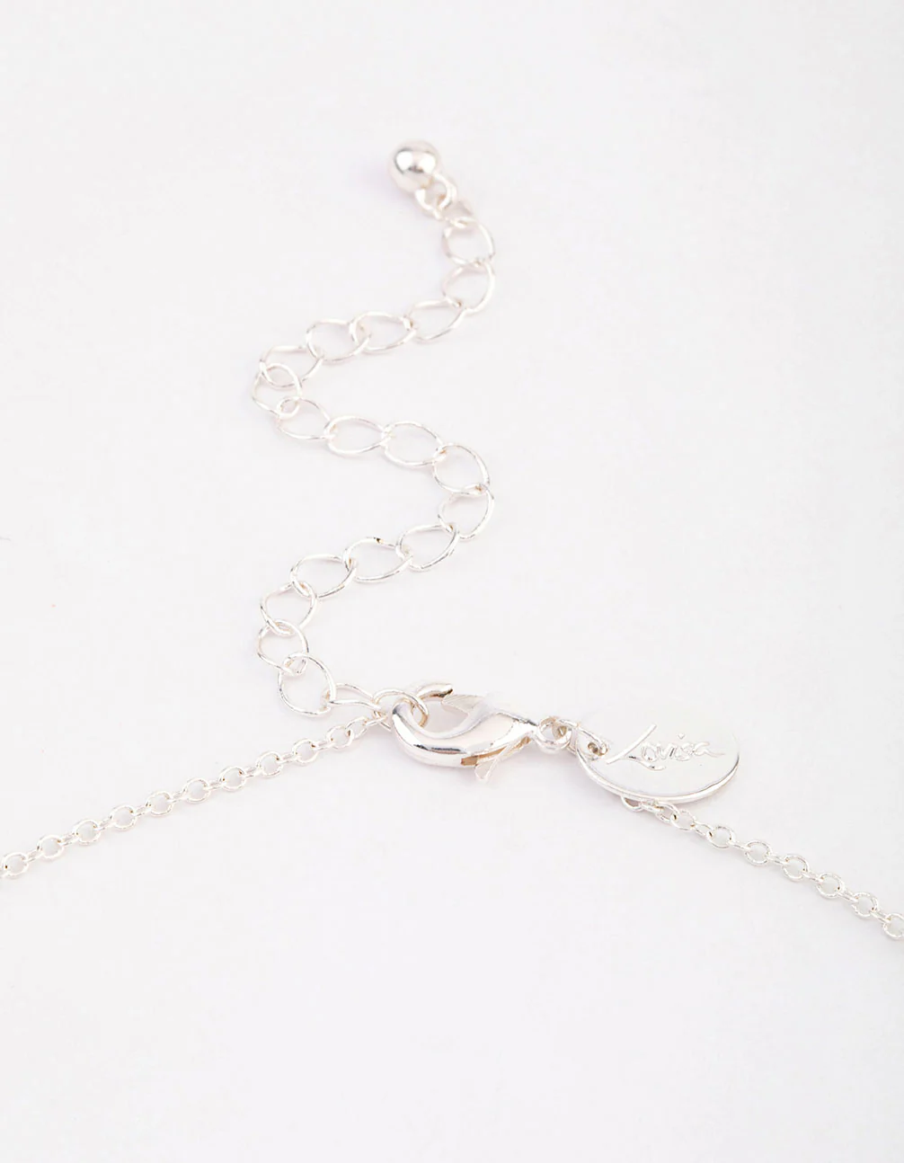 Silver Mini Puffy Heart Pendant Necklace - Image 3