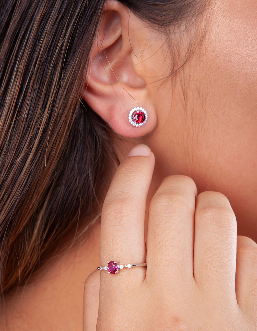 CG ST RH RUBY RND HALO ST ER - Image 2