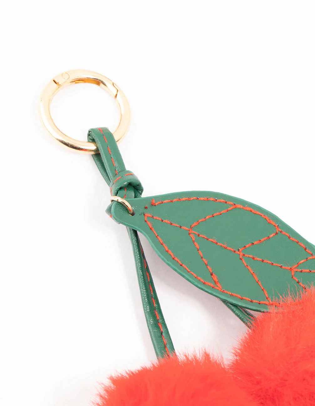 Cherry Fabric Key Chain - Image 2