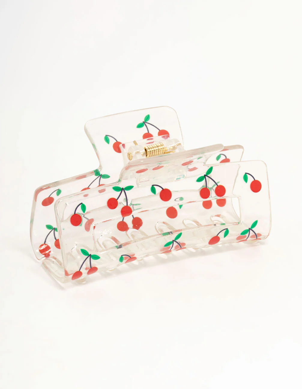 Cherry Rectangle Claw Clip - Image 2